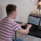 Ariel Temple in 'Strip Sex for the Webcam'