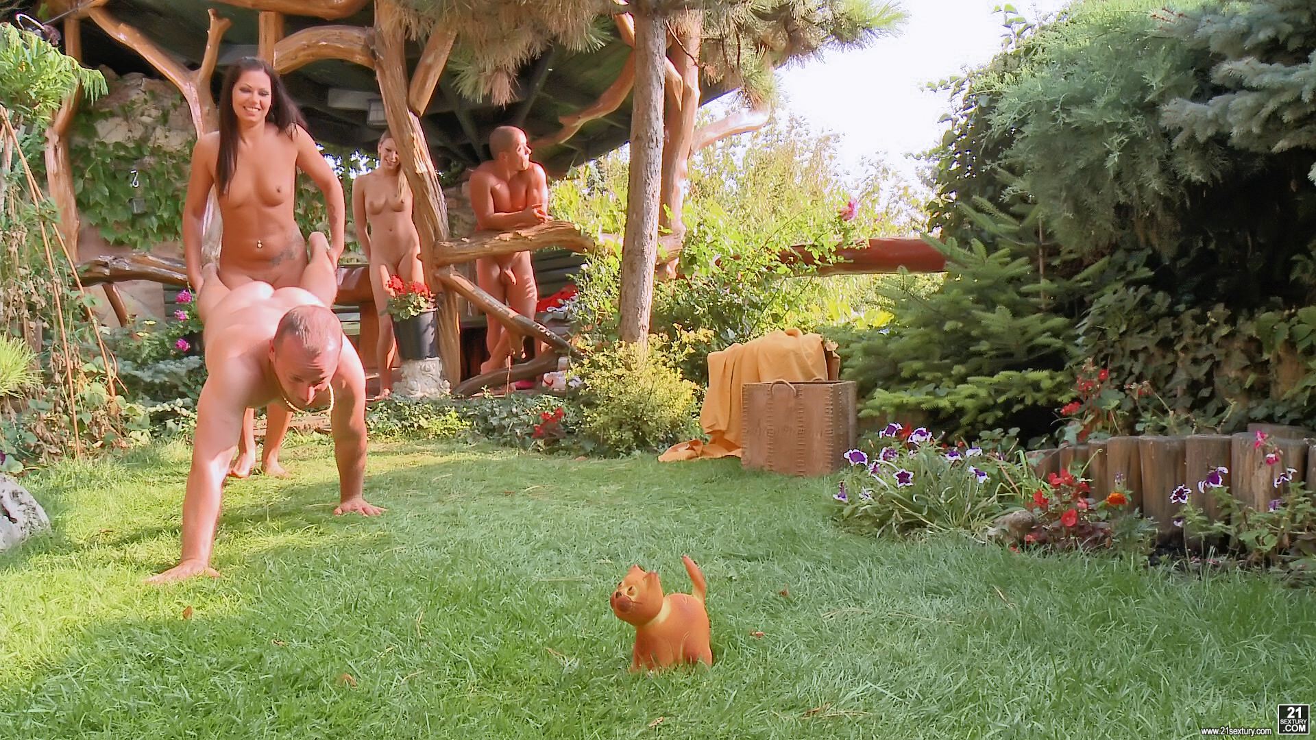 Juegos sexuales al aire libre
