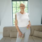 Violett in 'Schoolgirl Tutors Granny'